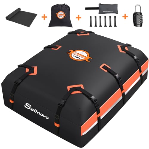 21 Cubic Feet Waterproof PVC Rooftop Cargo Carrier B732201