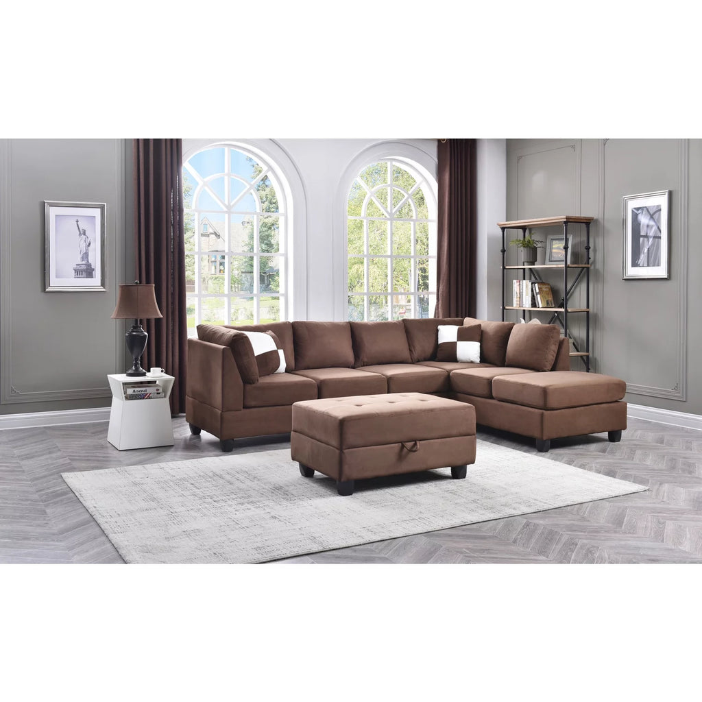 Chocolate Sectional A314539