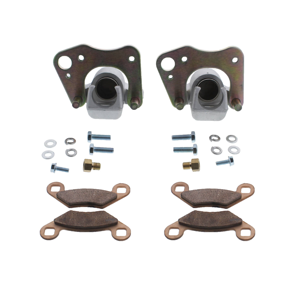 Brake Caliper & Brake Pads Front Left Right M8909
