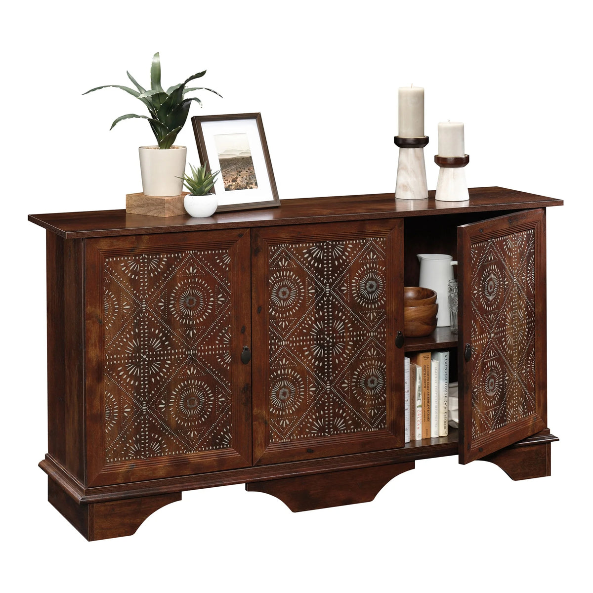 Contemporary Wood Buffet Sideboard Table N537616