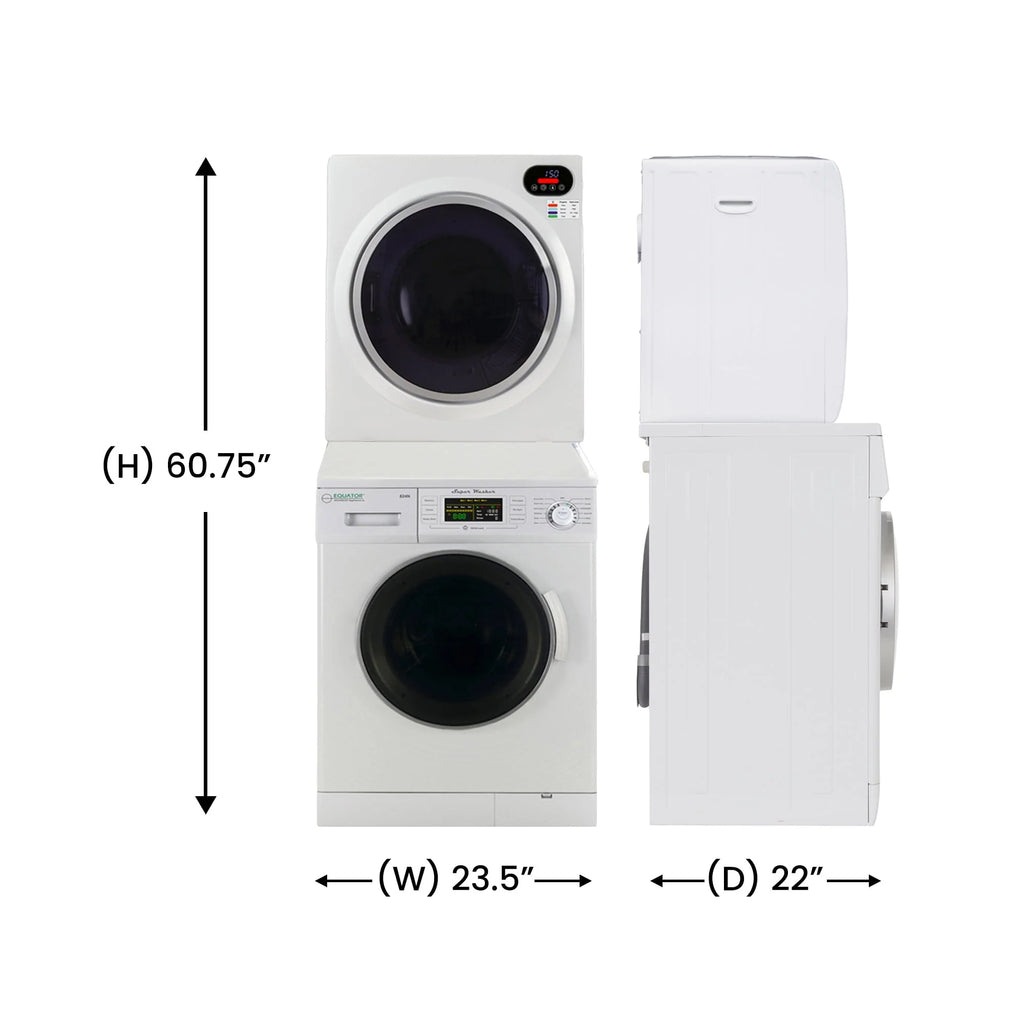 110V Compact Washer and Vented Digital Dryer Set V413940