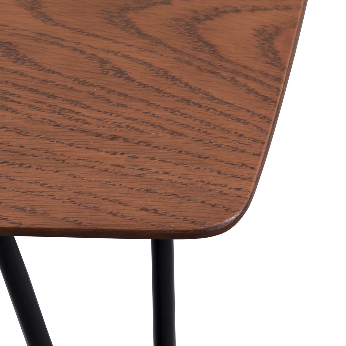 Modern Wood Top Coffee Table With Iron Base I59974