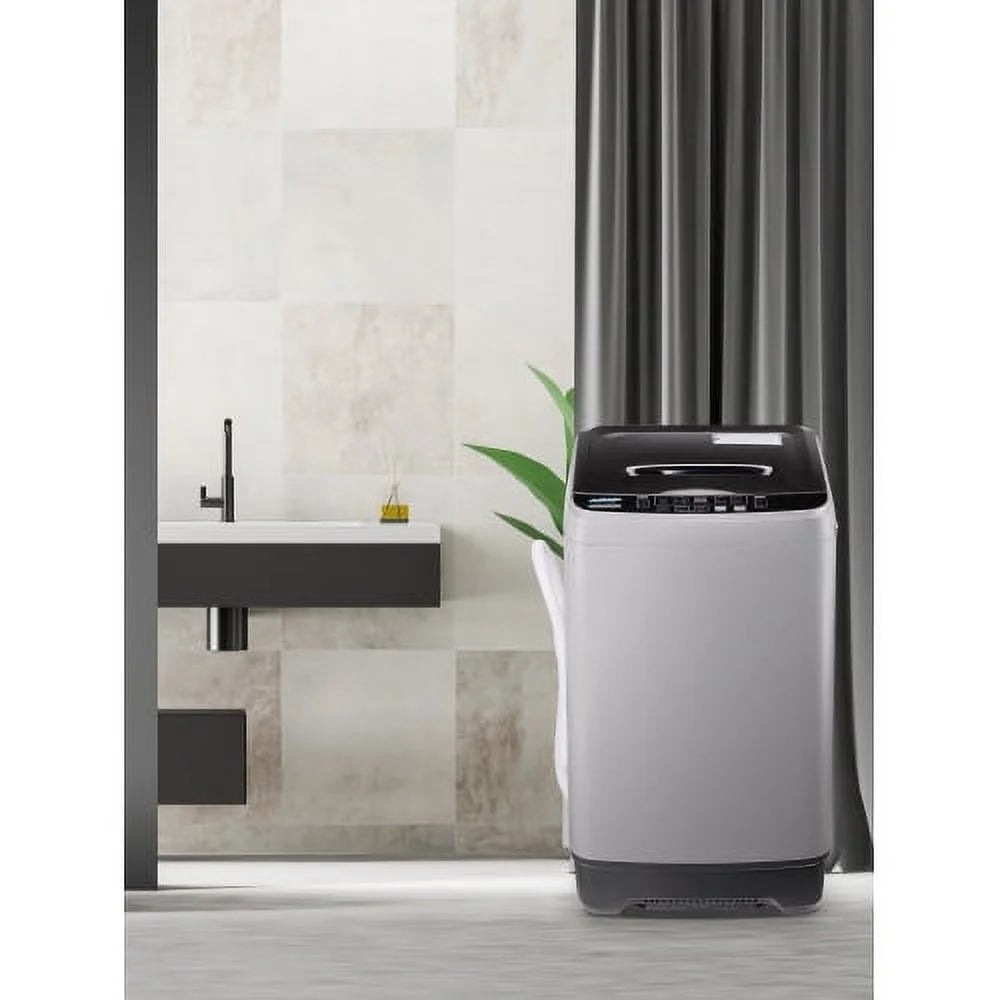 17.7 lbs Portable Compact Washing Machine with Drain Pump C9623