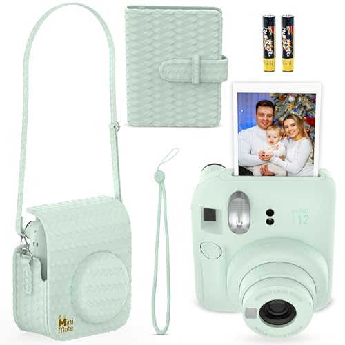 Blossom Pink Instant Camera with Case and Film N4874