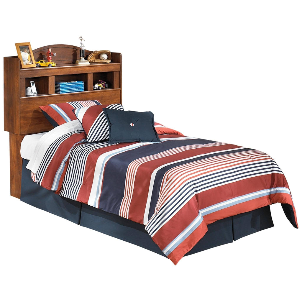 Twin Bookcase Headboard Brown E974