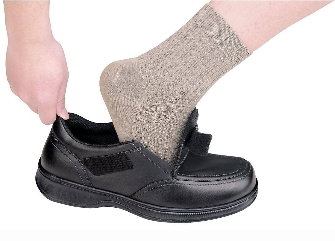 Black Leather Shoes C47788
