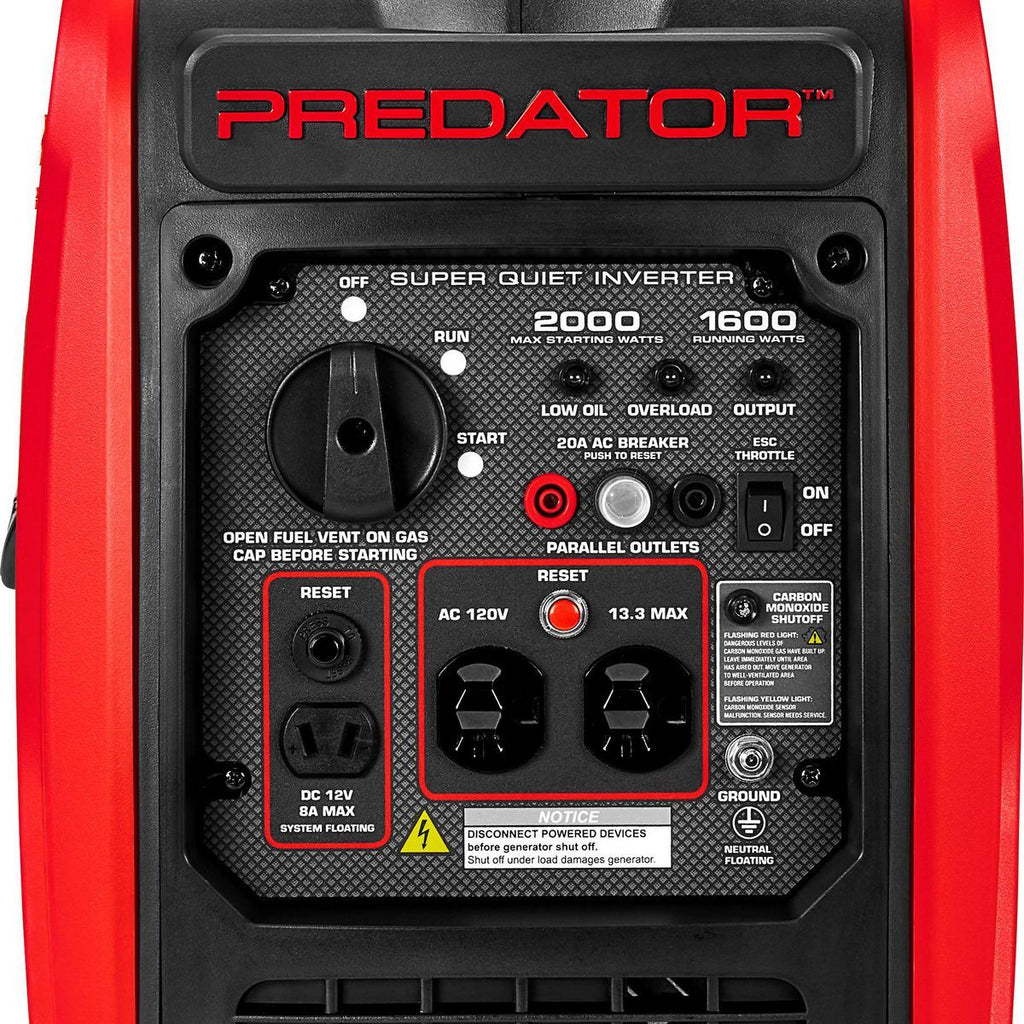 2000 Watt Super Quiet Inverter Generator I924409