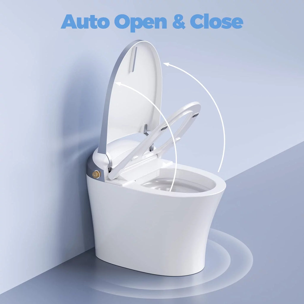 Smart Heated Bidet Toilet with Remote Control F2014