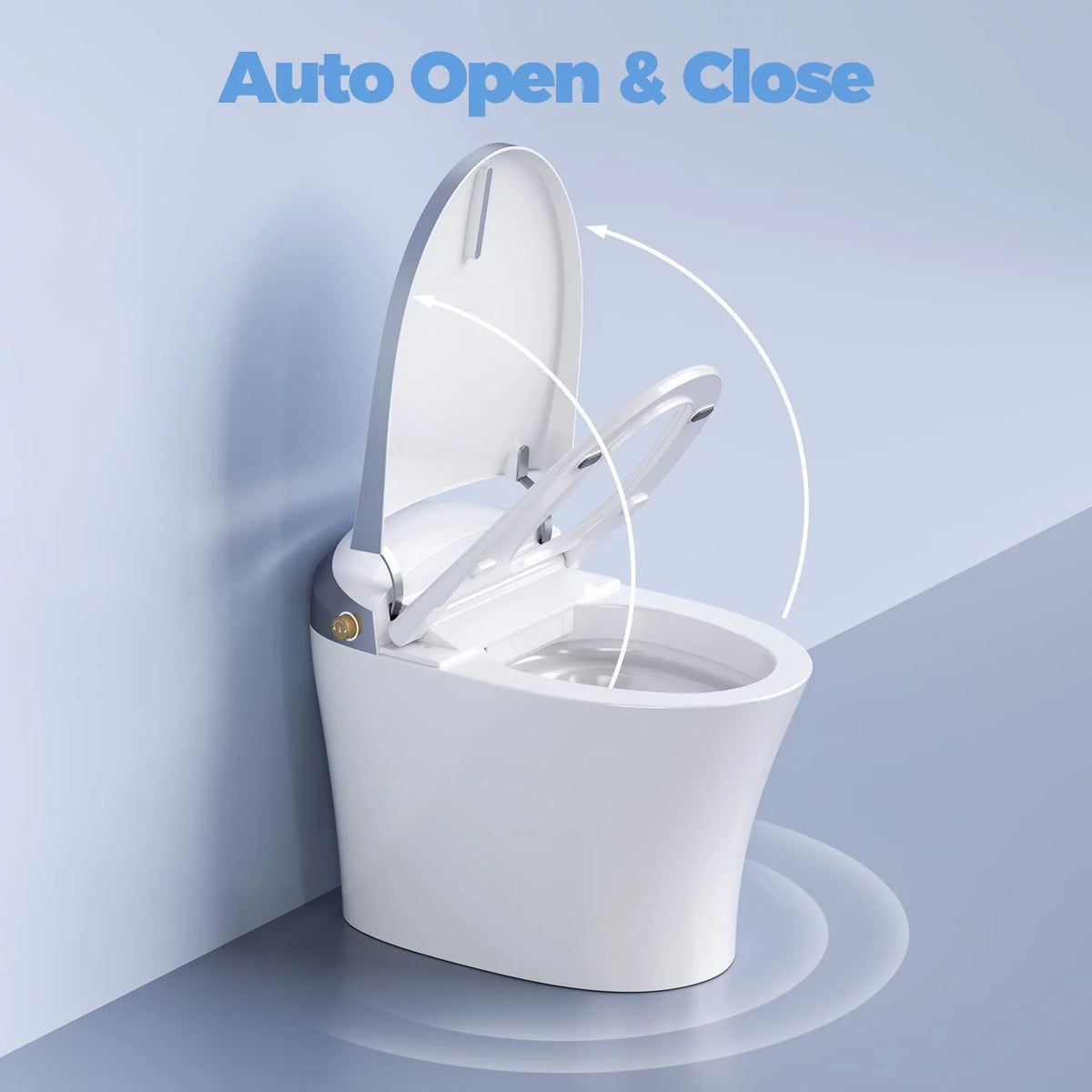 Smart Heated Bidet Toilet with Remote Control F2014