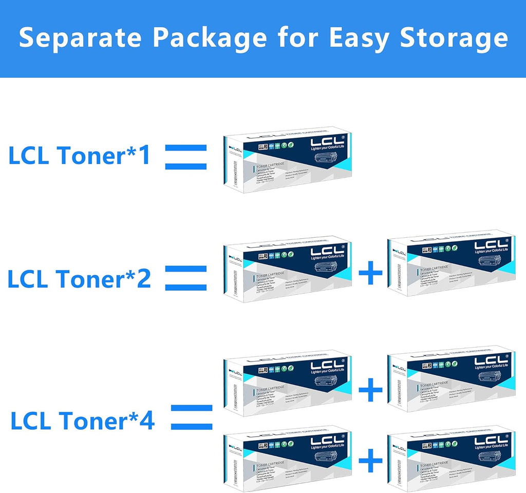 Compatible Toner Cartridge Replacement 4-Pack Q259482
