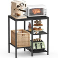 4-Tier Adjustable Metal Kitchen Storage Cart J654483
