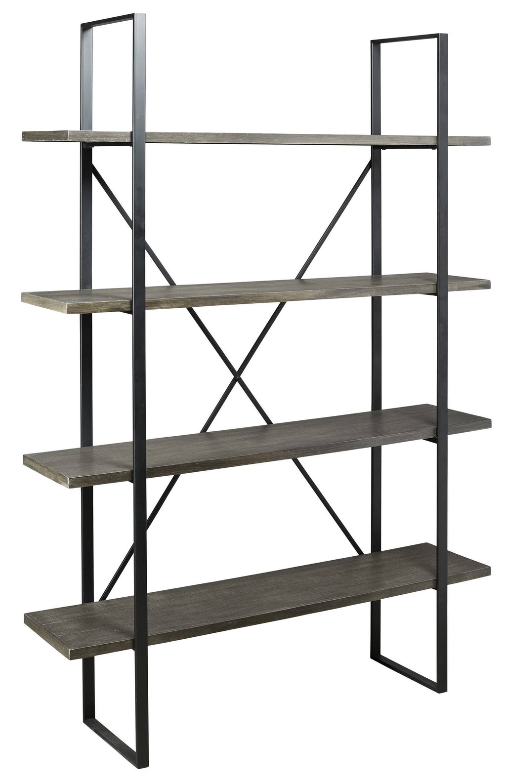 Black Gray Bookcase D258905