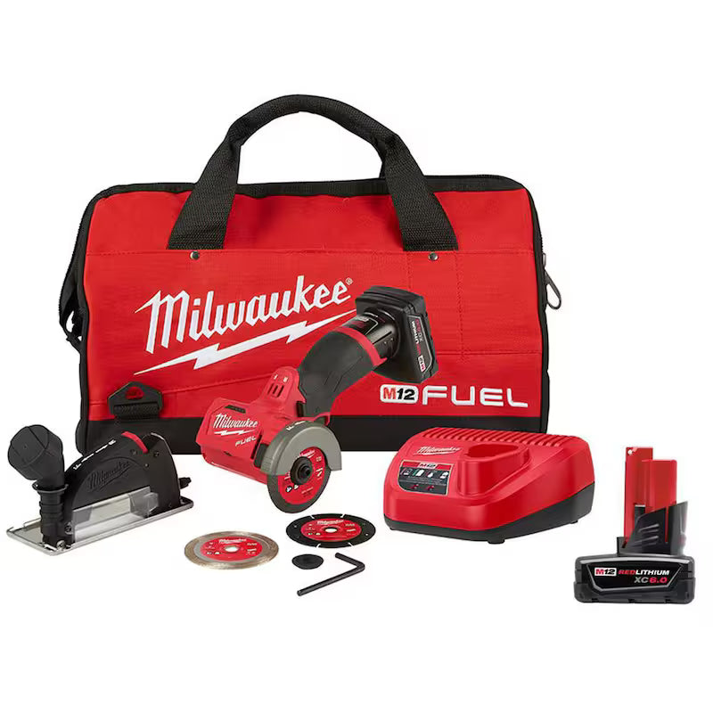 12V Cordless Brushless Cut Off Saw Kit with 6.0Ah Battery B65496