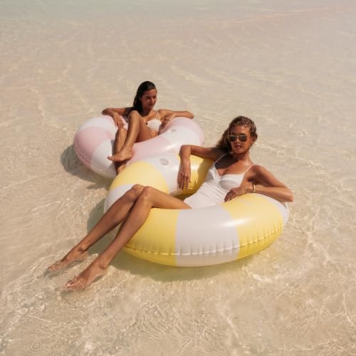 Inflatable Tube Pool Float with Cup Holder 48" O8673