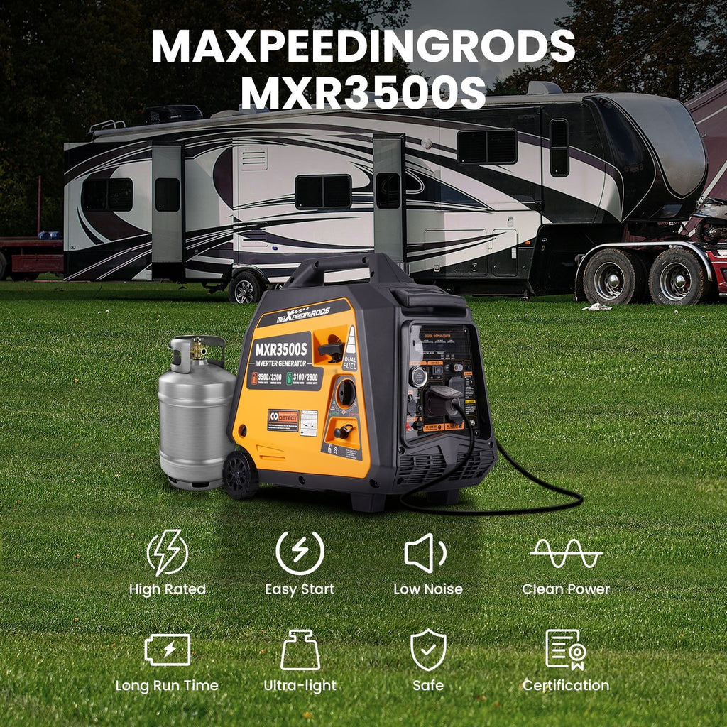 3500 Watt Dual Fuel Portable Generator D376632