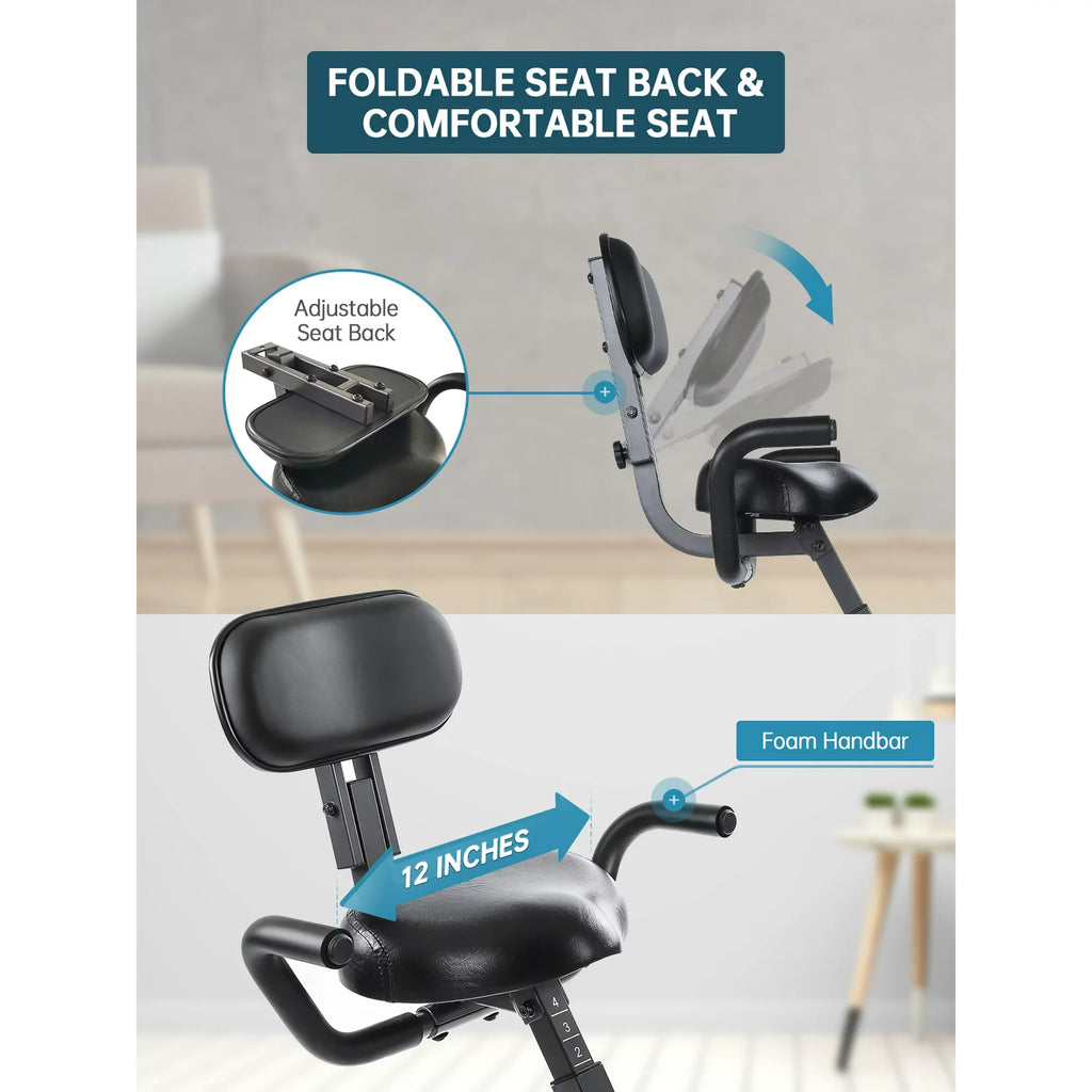 Folding Magnetic Stationary Exercise Bike V4121