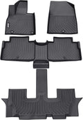 All Weather Floor Mats Custom Fit Car Floor Liner Set Black V38117
