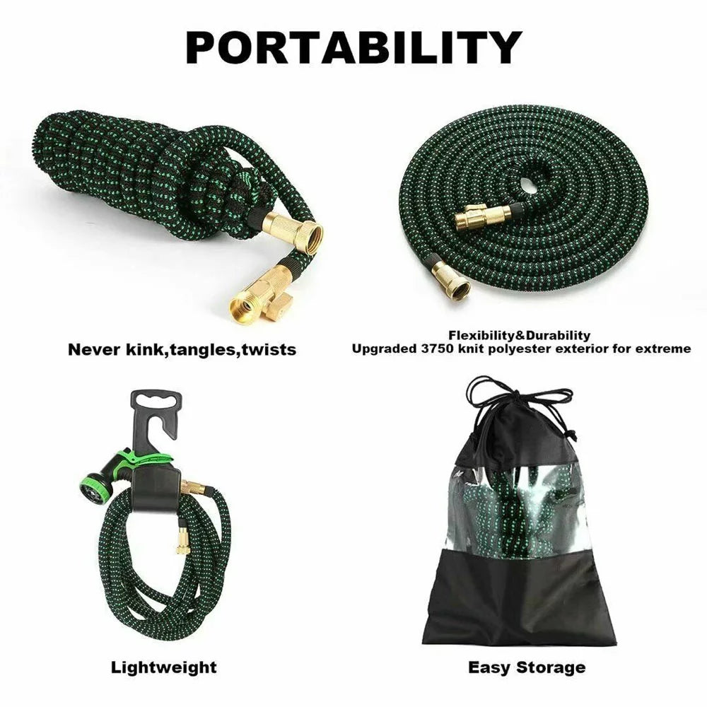 100ft Heavy Duty Expandable Flexible Water Hose N52174