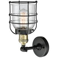 Black Antique Brass 1 Light Sconce D5344