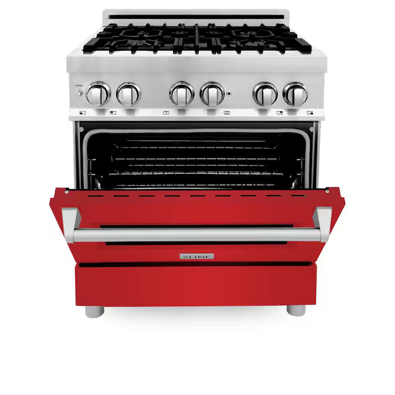 4 Burner Dual Fuel Range Stainless Steel M693