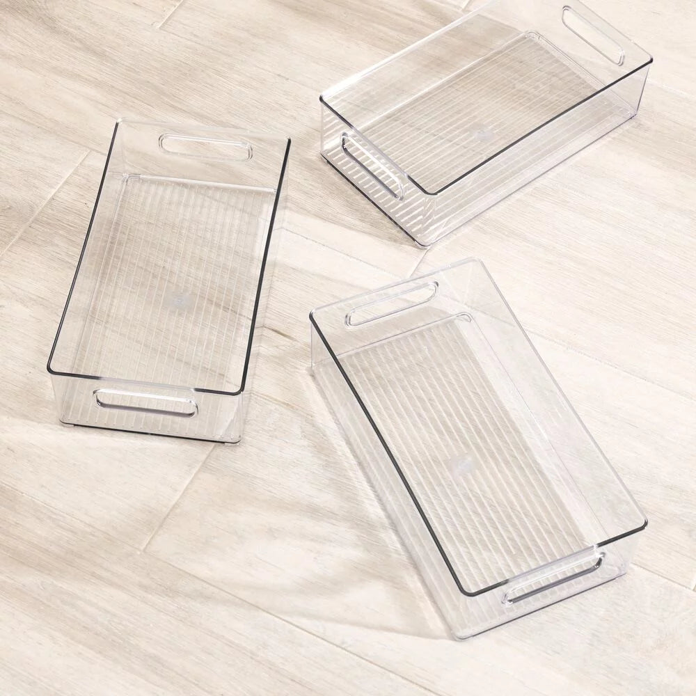 Clear 3 Pack Storage Bins C752073