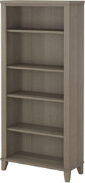 Ash Gray 5 Shelf Bookcase N341