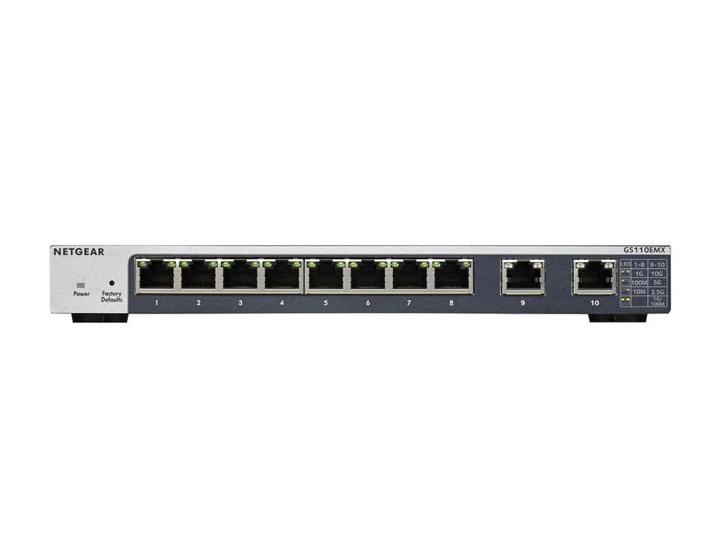 10-Port Gigabit 10G Ethernet Smart Managed Switch A819