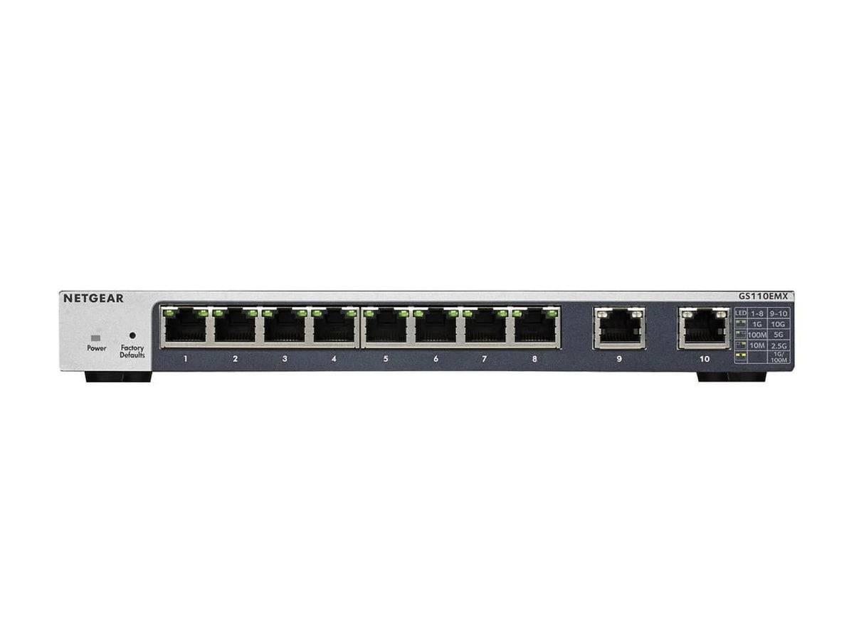 10-Port Gigabit 10G Ethernet Smart Managed Switch A819