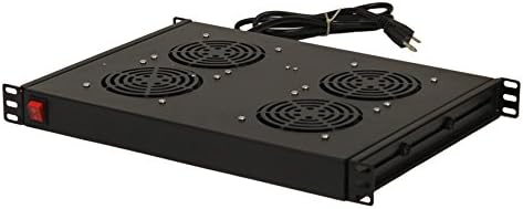 1U Rack Cabinet Mounted Server Cooling System with 4 Fans H2004
