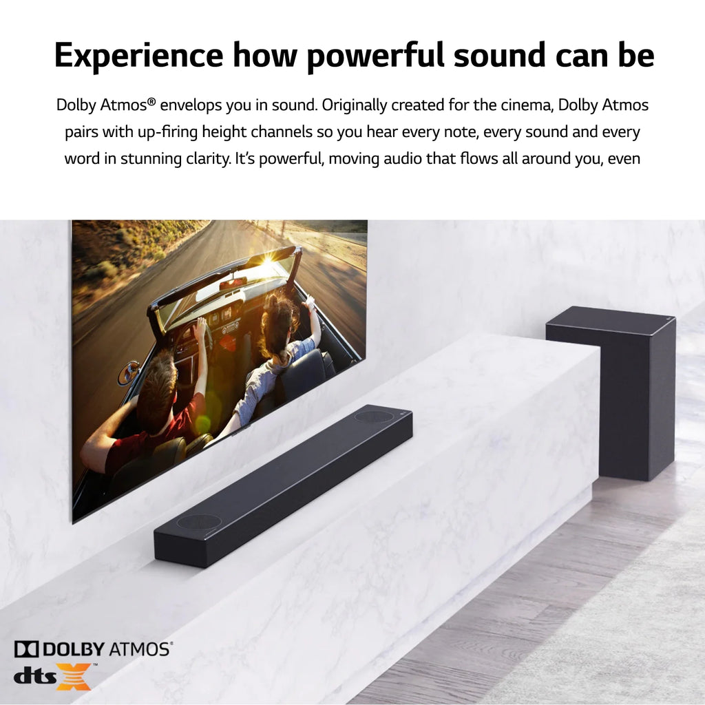 3.1.2 Channel High Res Audio Soundbar with Dolby Atmos and 4K Pass-Through Q8675