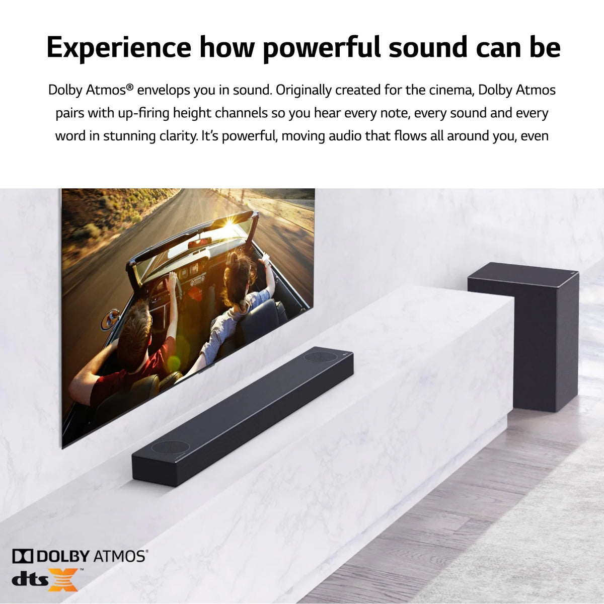 3.1.2 Channel High Res Audio Soundbar with Dolby Atmos and 4K Pass-Through Q8675