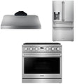 36 Gas Range, Range Hood and Refrigerator S4626