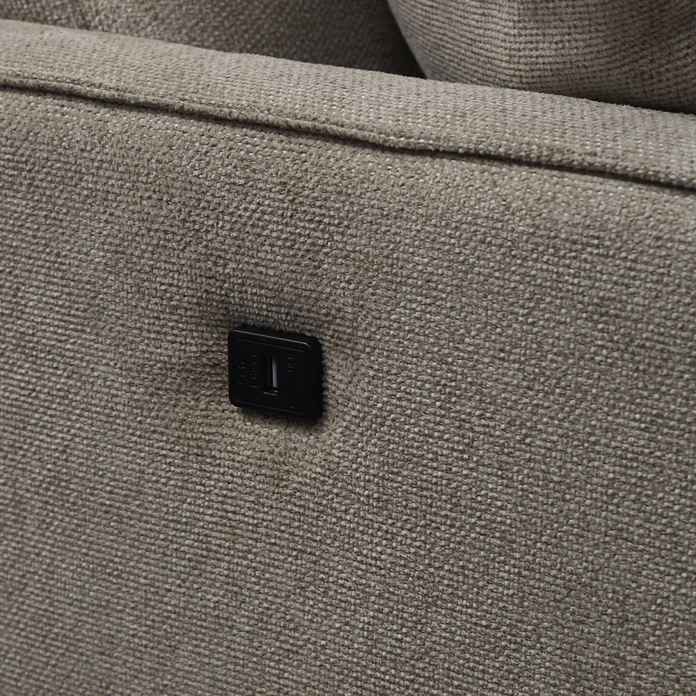 2 Seater Waterproof Fabric Loveseat Sofa J43436
