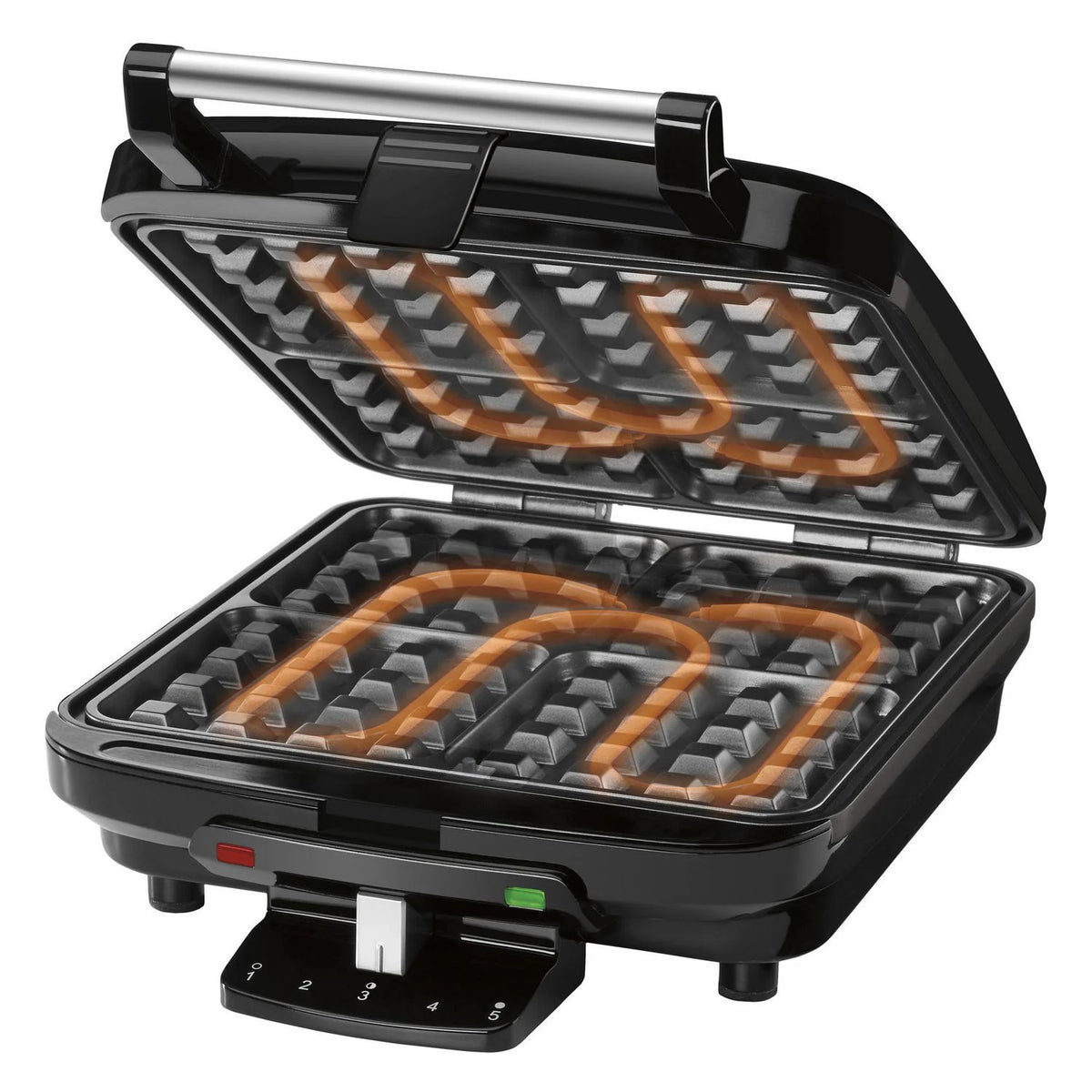 4 Slice Belgian Waffle Maker Y680