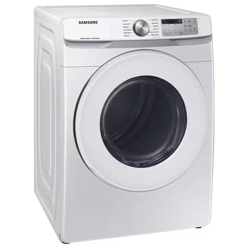 7.5 cu.ft. Vented Front Load Smart Gas Dryer with Sensor Dry in White X1440