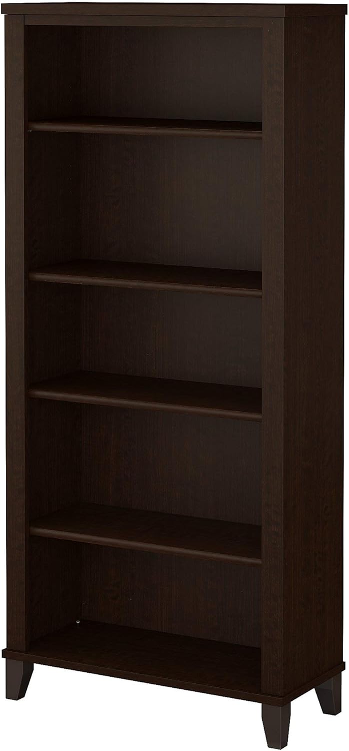 Ash Gray 5 Shelf Bookcase N341