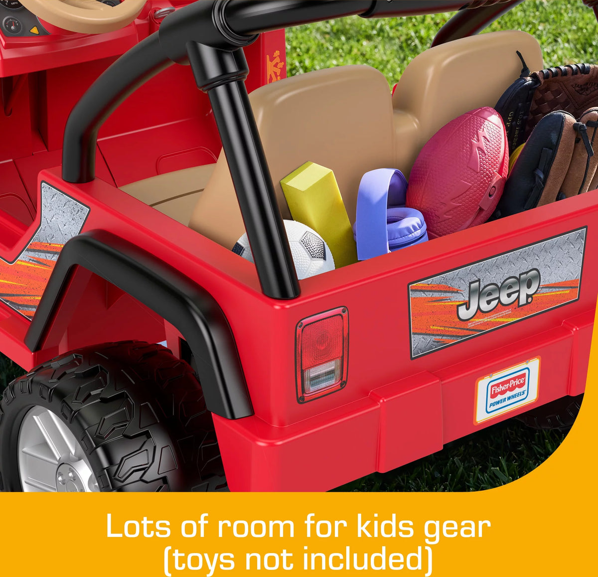 12-Volt Battery-Powered Ride-On Toy Vehicle with Charger, Seats 2, Red F825