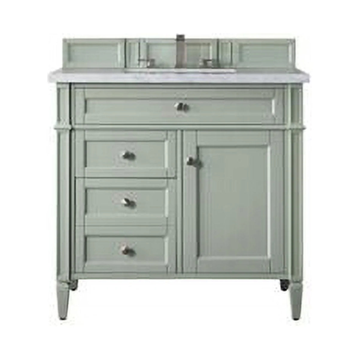 36 in. Single Vanity with Carrara Marble Top A67878