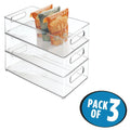 Clear 3 Pack Storage Bins C752073