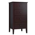 White 4 Drawer Wood Dresser C267