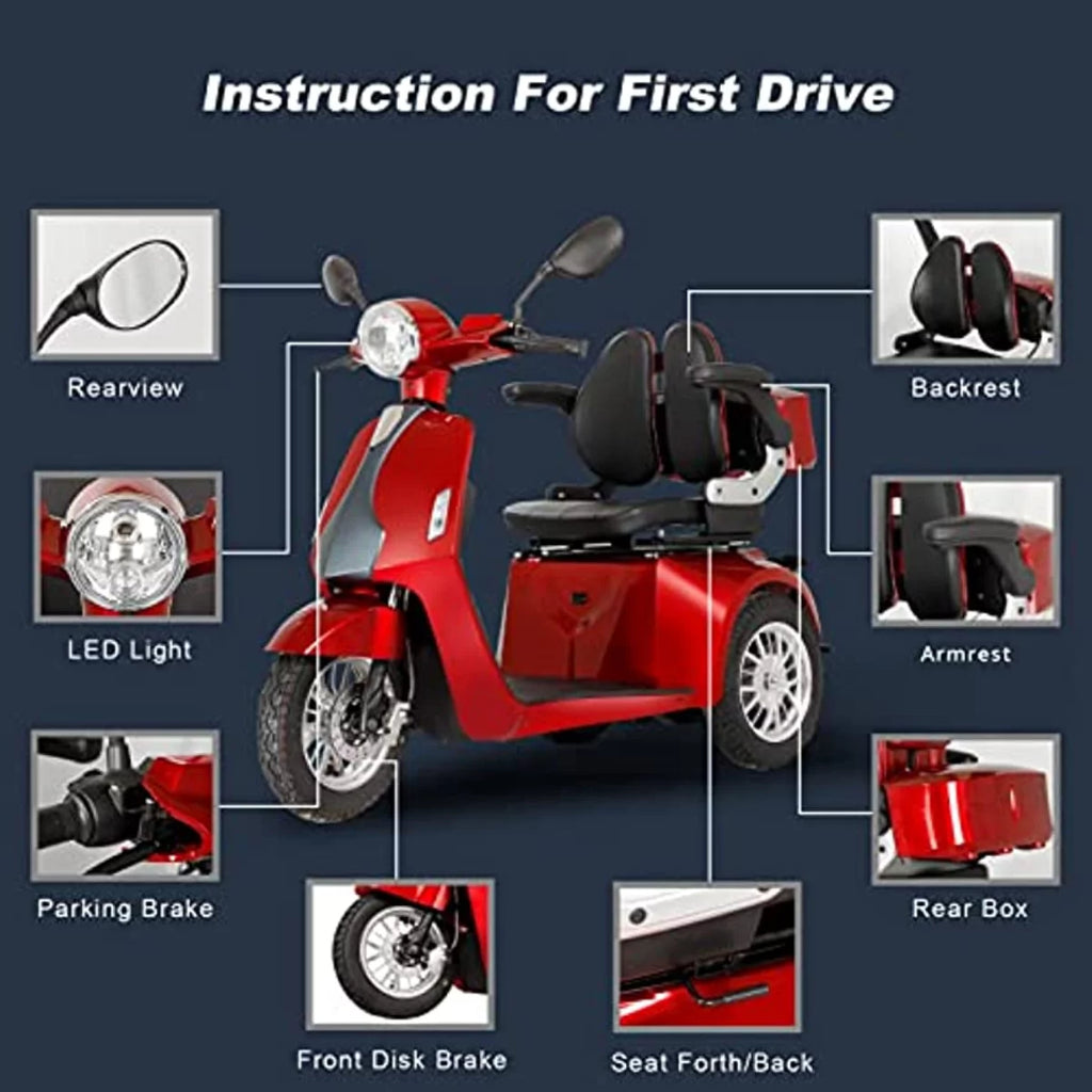 3 Wheel Mobility Scooter 500 Pounds R2899