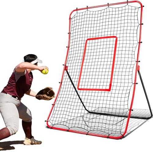 Angle Adjustable Baseball Rebounder Net E386