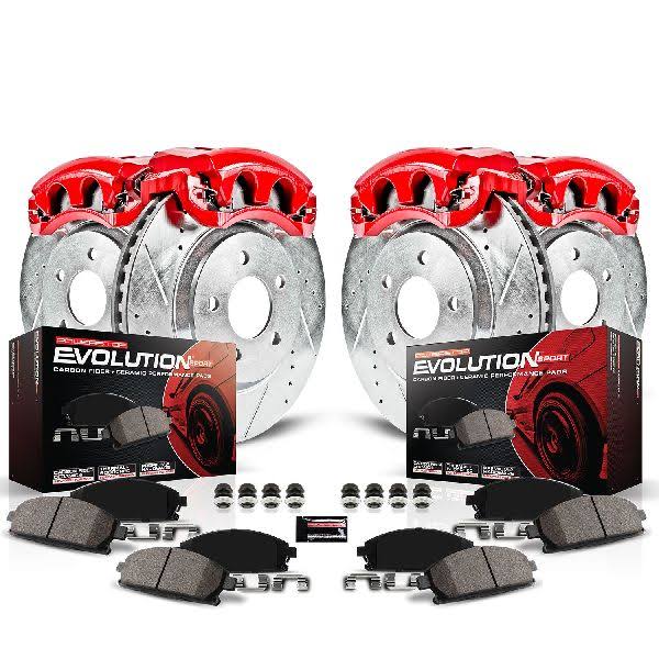 Front and Rear Brake Kit with Calipers D8961