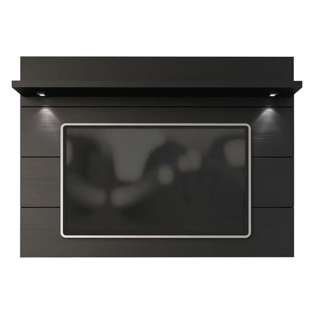 Black Matte Floating Wall TV Panel G568