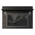 Black Matte Floating Wall TV Panel G568
