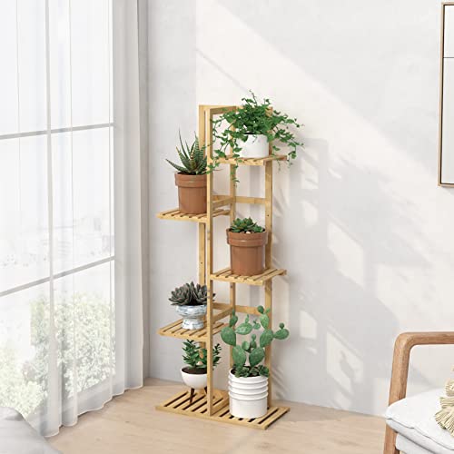 Bamboo 6 Tier Plant Stand Rack X891
