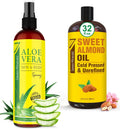 Organic Aloe Vera Spray & Sweet Almond Oil J44416