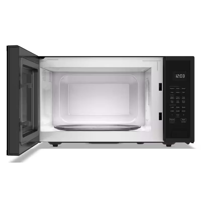 Black Stainless Countertop Microwave U7454