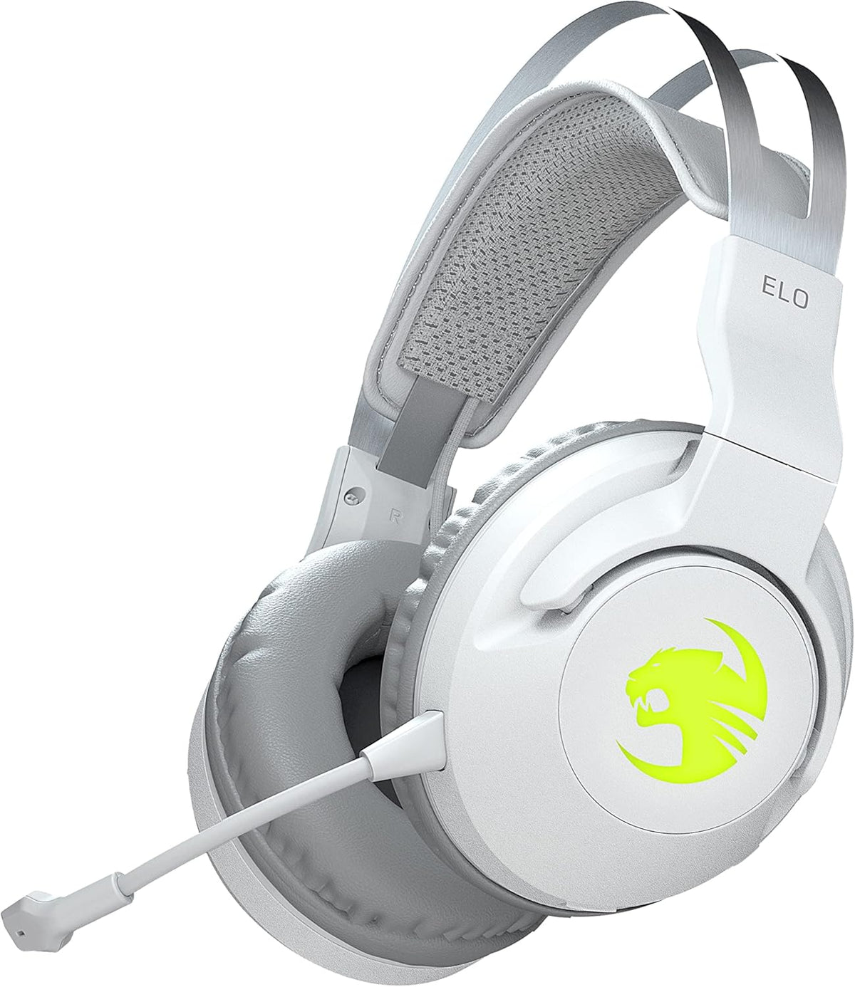 White Wireless Gaming Headset with Detachable Microphone Y837