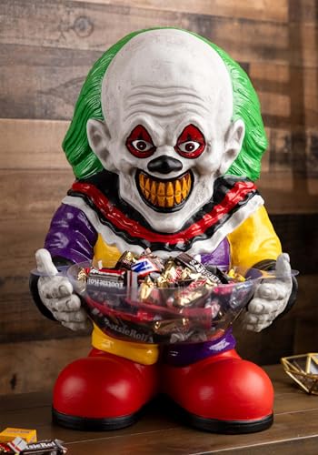 Multicolor Clown Candy Bowl Holder Decoration M224957